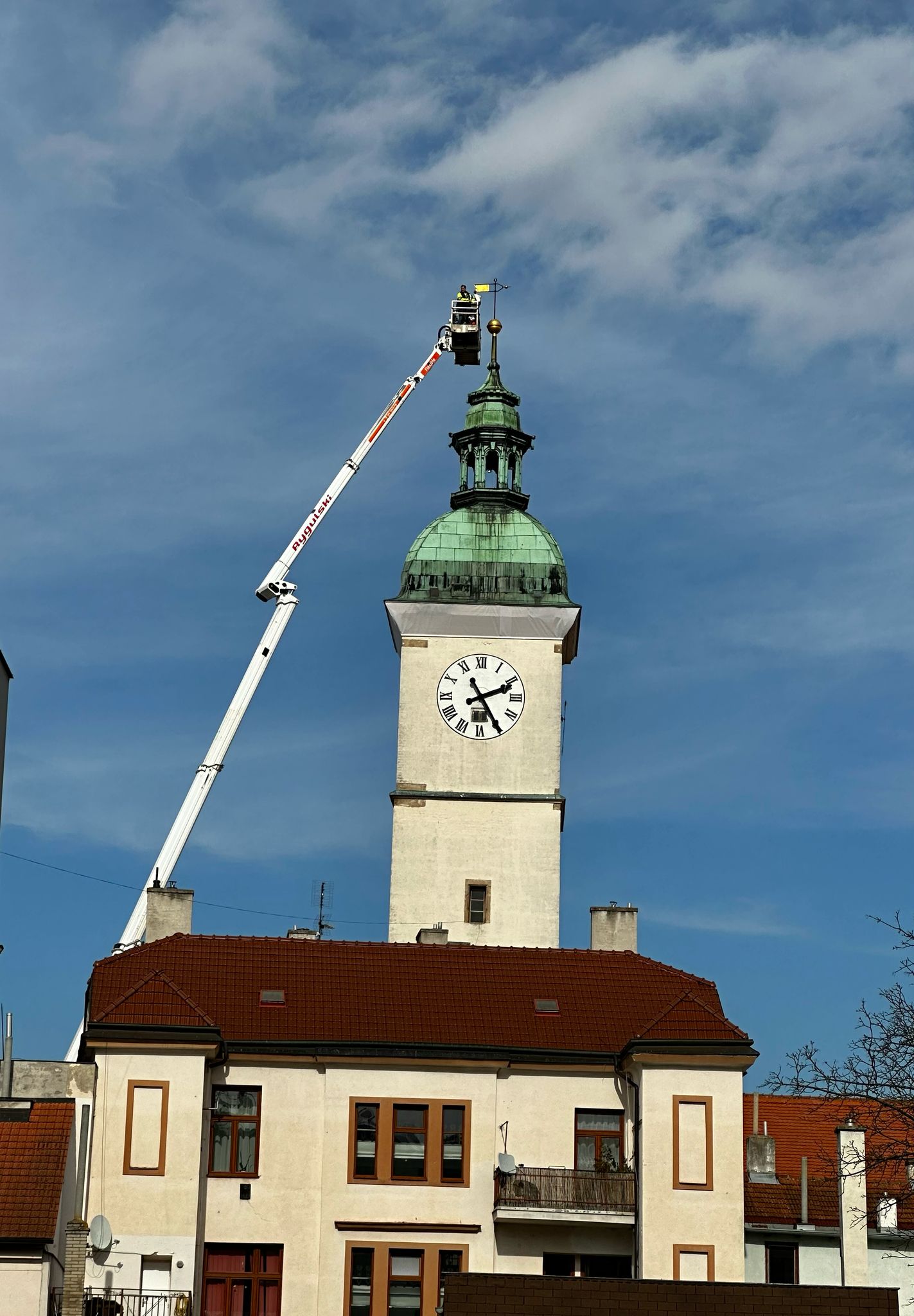 Plošina Ruthmann Steiger T540 Oprava věže